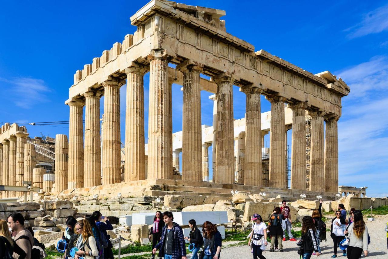 Athens Cozy Studio 4 Min Walk To The Acropolis Hil Apartment Екстериор снимка